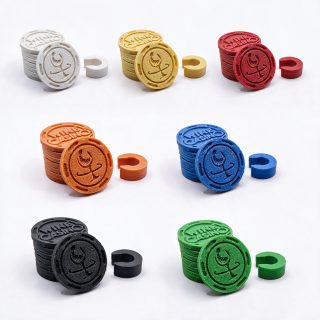Kit 8 Fichas + Marca taça