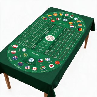 Toalha Wine Casino - 140x80cm